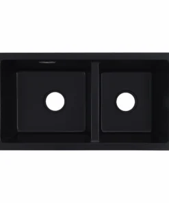 Chậu đá, chậu đôi Hafele ESSENCE HS22-GEN2S90 Đen 577.25.310